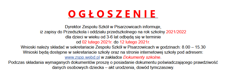 Ogłoszenie