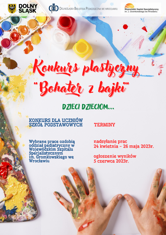 Plakat Bohater z bajki konkurs